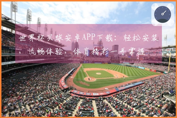 世界杯买球安卓APP下载：轻松安装，流畅体验，体育精彩一手掌握